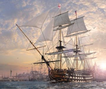 Hms Victory Wallpaper On