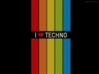 Techno Wallpaper Wallpap