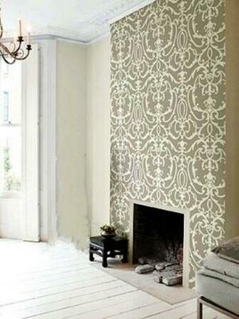 Paint And Wallpaper Creates A Focal Wall Daley Decor With Debbe