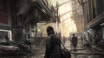 Futuristic City Epidemic People Sci Fi