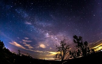 Milky Way Background Wallpaper