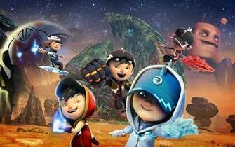 Kumpulan Gambar Animasi Boboiboy Bergerak Gif Halilintar