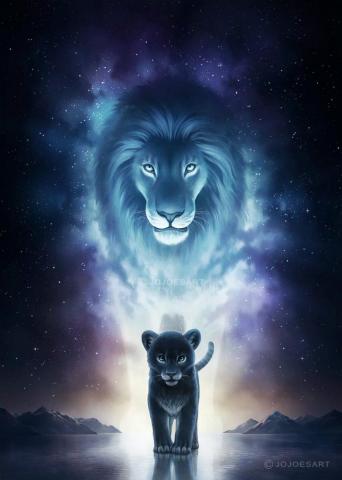 A Kings Path Poster By Jonas J Dicke Displate Animal Posters