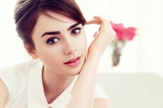 Lily Collins Lancome Campaign Wallpaper