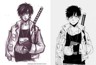 Manga Panel Redraw Gangsta By Alempe