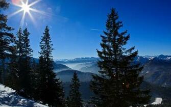 Beautiful Bavarian Alps Germany Mountain Nature Wallpaper