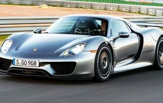 Porsche Spyder Cool Background Wallpaper