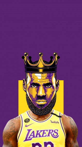 King Lebron James Wallpaper