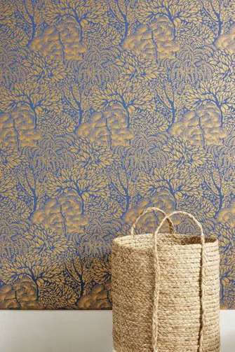 Miyuki Wallpaper By Dwellstudio In Green Wall Decor At