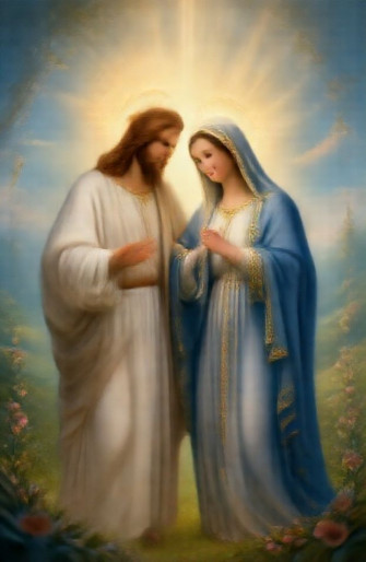 Jesus Christ Mother Mary Wallpaper