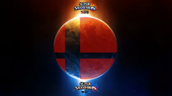 Super Smash Bros Wii U 3ds Logo Wallpaper By Thewolfbunny On
