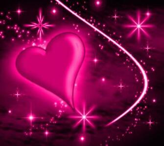 Pink Heart With Plasma