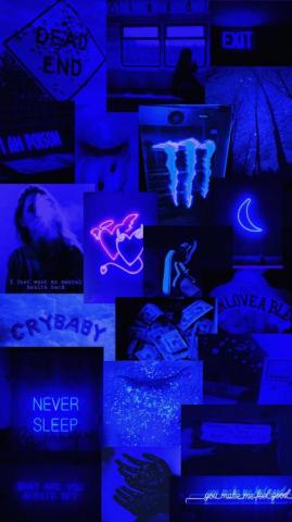 Dark Blue Wallpaper Aesthetic