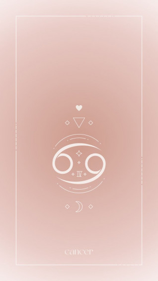 Minimalist Aesthetic Astrology Wallpaper For iPhone