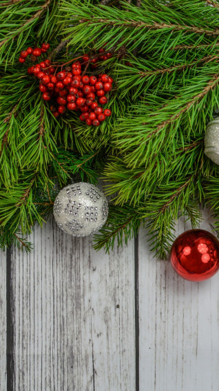 Wallpaper Decorations Christmas Holiday 4k