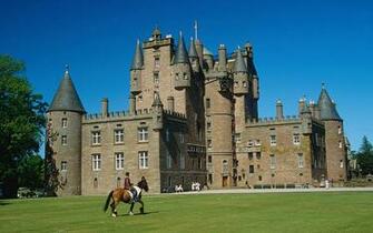 European Castle Scenery Wallpaper Buildings