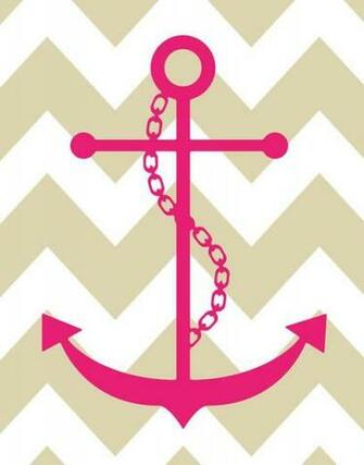 Chevron Anchor Pink Sand Color In The Background Ancor