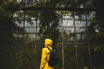 Shallow Focus Photography Of Person Wearing Yellow Raincoat And