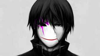 Darker Than Black Hei Mask Broken Wallpaper