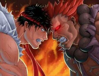 Akuma Vs Ryu Phone Wallpaper By Aokay Pictures