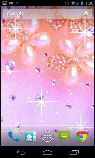 Pearl Flower Live Wallpaper Android
