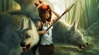 Princess Mononoke Computer Wallpaper Desktop Background