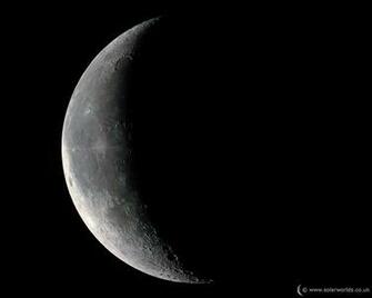 Crescent Moon Mosaic Solar Worlds