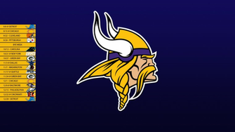 Minnesota Vikings Schedule Wallpaper By Sevenwithat