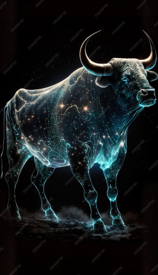Taurus Zodiac Stars Background Wallpaper