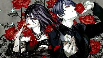 Tokyo Ghoul Rize And Tsukiyama HD Wallpaper