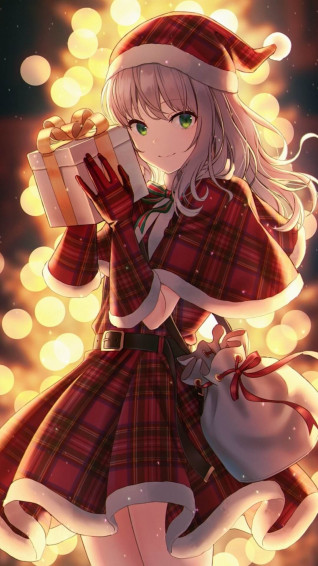 Christmas iPhone Plus Wallpaper Kawaii Mobile