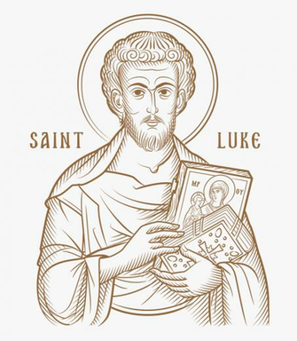 St Luke Bust Background The Evangelist Clipart HD Png