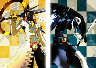 Persona Izanagi And Thanatos By Lewnett