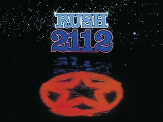 Outer Space Music Red Stars Symbol Rush Classic Bands Album