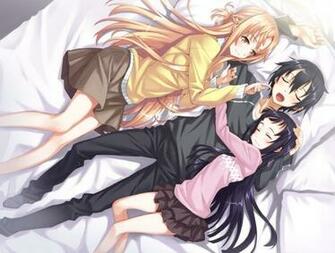 Sword Art Online Kirito And Asuna Yui Wallpaper