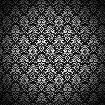 Amovitania Portfolio Black Lace Pattern On White Background