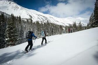 Backcountry Skiing Photography Ski And Hut