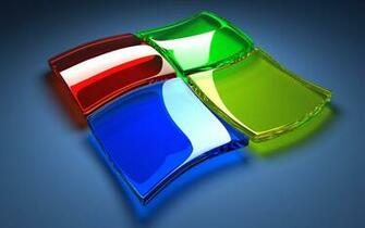 Windows Logo Glass Computer Desktop Wallpaper Pictures Image