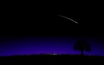 Night Shooting Star Wallpaper