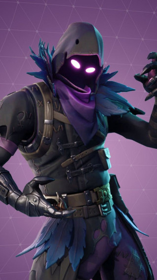 Fortnite Warrior Video Game Raven Skin Wallpaper