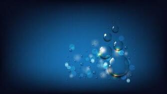 Blue Bubbles Wallpaper