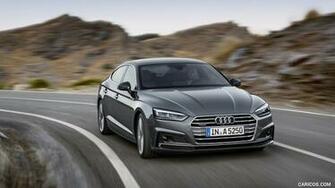 Audi A5 Sportback Color Daytona Grey Front HD Wallpaper