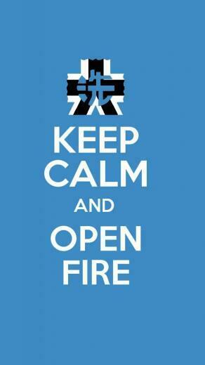 Simple Background Keep Calm Girls Und Panzer Wallpaper