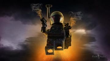 Wallpaper Starwars Lego Bobafett Bountyhunter Starwarslego