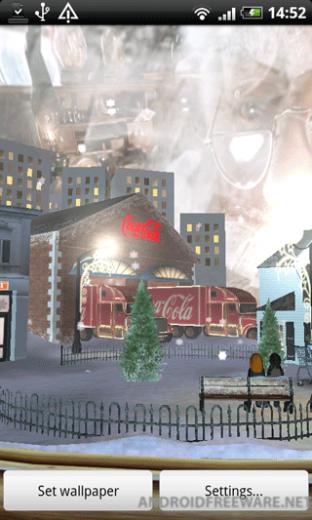 Holidays To Your Android Phone With Coca Cola S New Live Wallpaper
