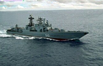 Russian Udaloy Class Navy Widescreen Military Wallpaper