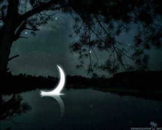 Crescent Moon Wallpaper HD In Space Imageci