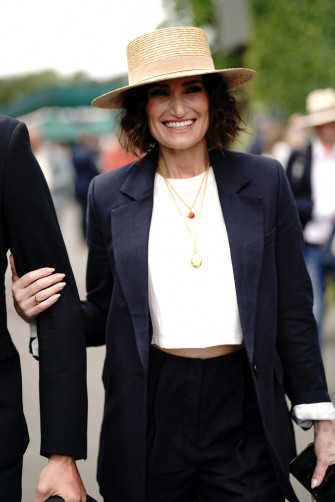 Celebrities Attend Wimbledon Photos Wwd