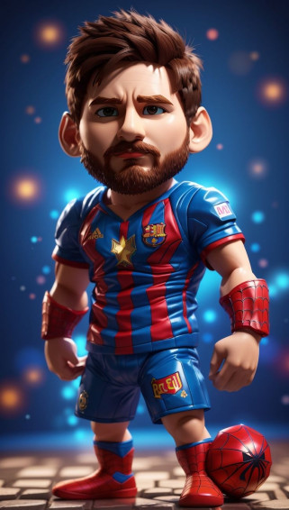 Lionel Messi As A Spiderman Em Fotografia De Le O Camisas