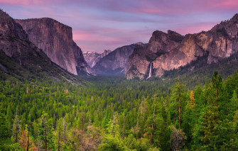 Wallpaper Forest The Sky Clouds Trees Sunset Mountains